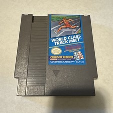 World Class Track Meet Nintendo NES Game Cartridge Tested Working