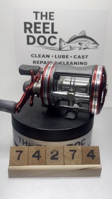 Abu Garcia Ambassadeur 6000 Bait Clicker Serviced Red/Silver
