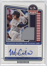 2023 Panini USA Baseball Stars & Stripes Materials Michael Carico Auto 07ke