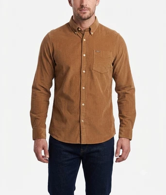 Chemise à cordon sur mesure BARBOUR Ramsey pour hommes taille S manches... - Photo 1/4