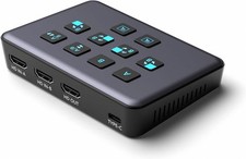 Dual-Channel HDMI External Capture Card, Audio Video External Camera Capture ...