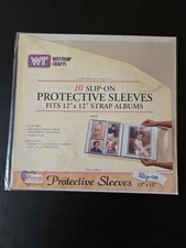 Westrim Craft Memories Forever Slip-On Protective Sleeves For 12x12 Strap Albums