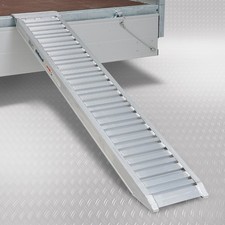 Datona  Aluminium Auffahrrampe 180 cm einteilige Verladerampe + dichtem