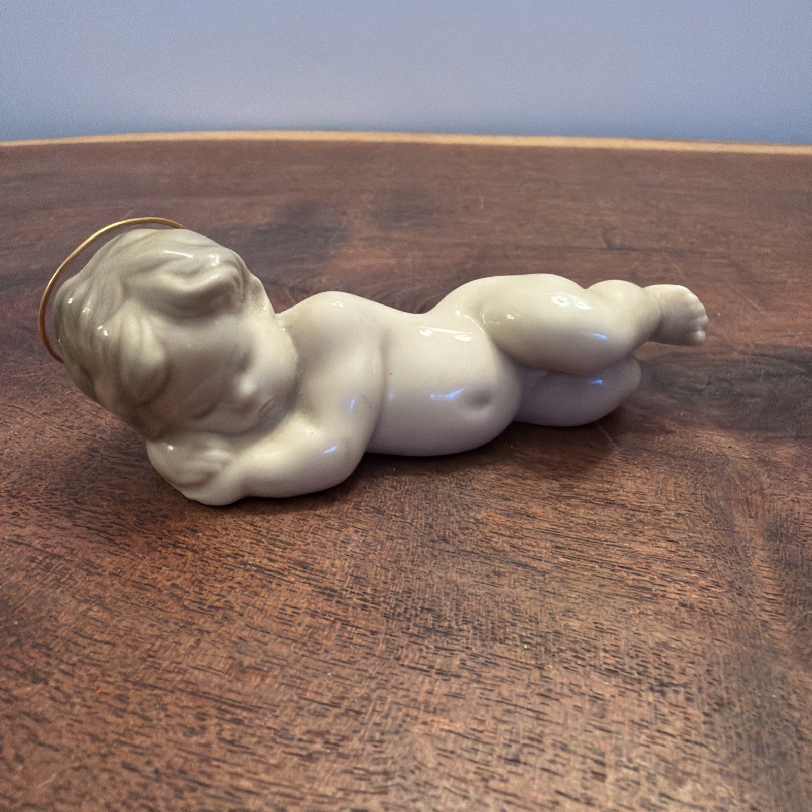 Vintage LLADRO Sleeping Baby Cherub Angel #4535 4
