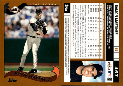 2002 Topps Baseball Base #251-500 ~ Choose Your Card