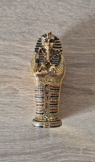 Vintage 2000 Veronese King Tut Trinket Box Mummy Sarcophagus