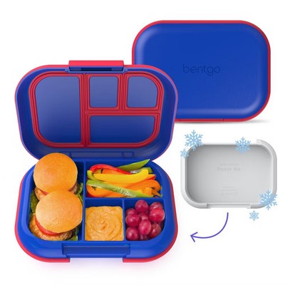 Bentgo Kids' Chill Leak-Proof Lunch Bento Box - Royally Blue: Storage Container,