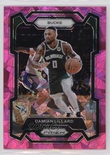 2023-24 Panini Prizm Pink Ice Prizm Damian Lillard #35 uk2