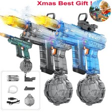 Electric Water Gun Automatic Squirt Gun Fully Auto Water Blaster for Kids Adults