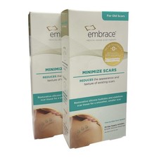  2 Embrace Minimize Scars for Old Scars, Trim to Size Silicone Scar Sheets