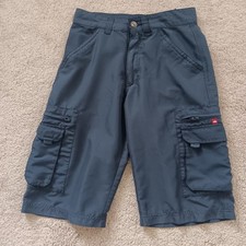 Tony Hawk Boy's Cargo Shorts Dark Gray, Multi Pocket Utility Shorts, Size 12