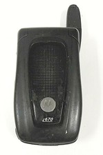 Motorola i series i670 - Black  Nextel  Rare Cellular Flip Phone