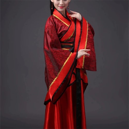 Woman Stage Dance Dress Chinese Traditional Costumes New Year Adult Tang Suit - Picture 24 of 32