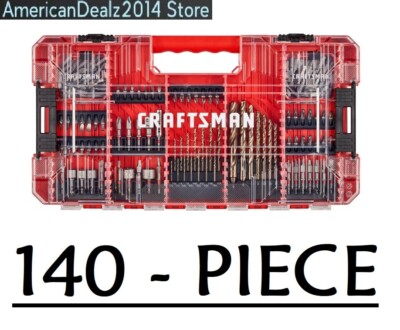 140 Piece Set Impact Bit Craftsman Driver Drill Screwdriver Bits Tool