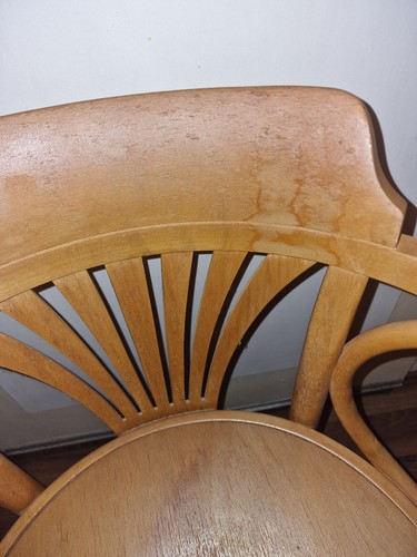 Drehstuhl - Armlehnenstuhl -Stuhl Thonet Stil -Schreibtischstuhl - Bild 3 von 24