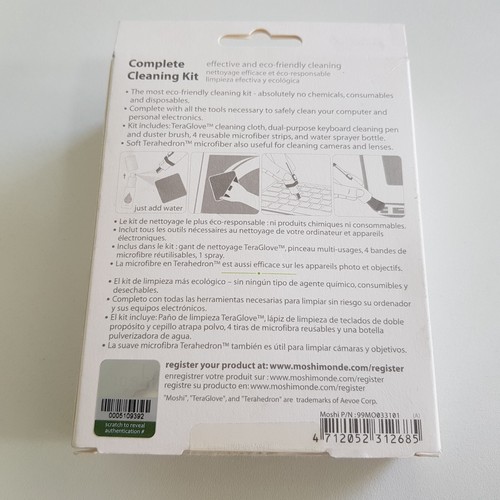 Moshi Laptop Tablet Monitor Display Eco Cleaning Kit fibre cloth NO liquids - 第 4/12 張圖片