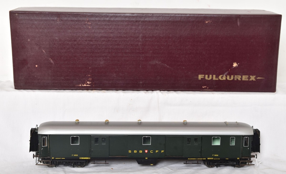 鉄道模型　ＦＵＬＧＵＲＥＸ Fulgurex SBB-CFF O Scale Brass Passenger Cars | eBay