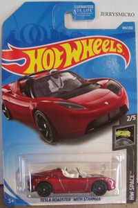 Details About Hot Wheels Hw Space Tesla Roadster With Starman 25 Or 109250