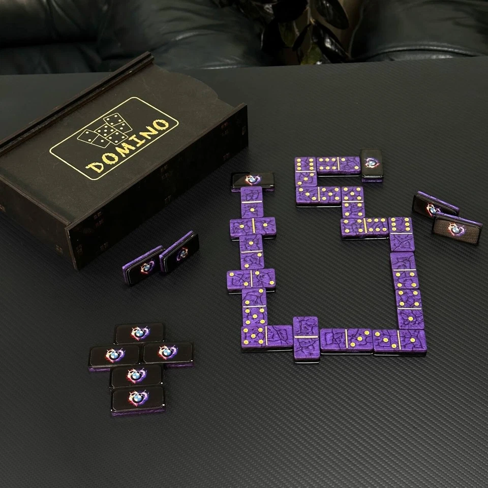 Exclusive Dominoes Set with Logo BMW POWER, Perfect Gift for Car Owner, Domino - Image 4 of 4