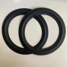 2 Replacement 7" Speaker Rubber Surrounds For B&W DM 602 S2 DE Edge Repair