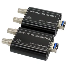 Mini 3G-SDI Fiber Extender Transmit 1080P SDI Over 1 SM Fiber to 10 Km w/Loopout