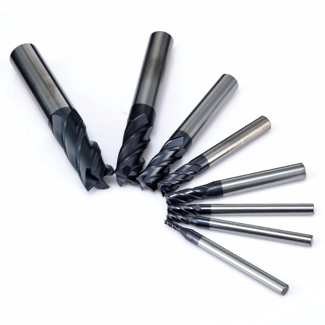 8-teiliges Hartmetall Fräser Set – 2–12 Mm, 4-Schneiden, Wolframstahl Für Alu, Stahl, Kupfer & Co.
