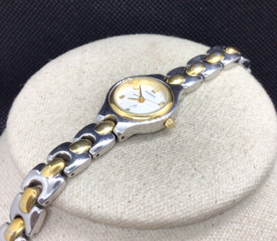 FOSSIL レディース腕時計 バンド12本セット Ladies Fossil Two Tone Wrist Watch-Works W363 | eBay