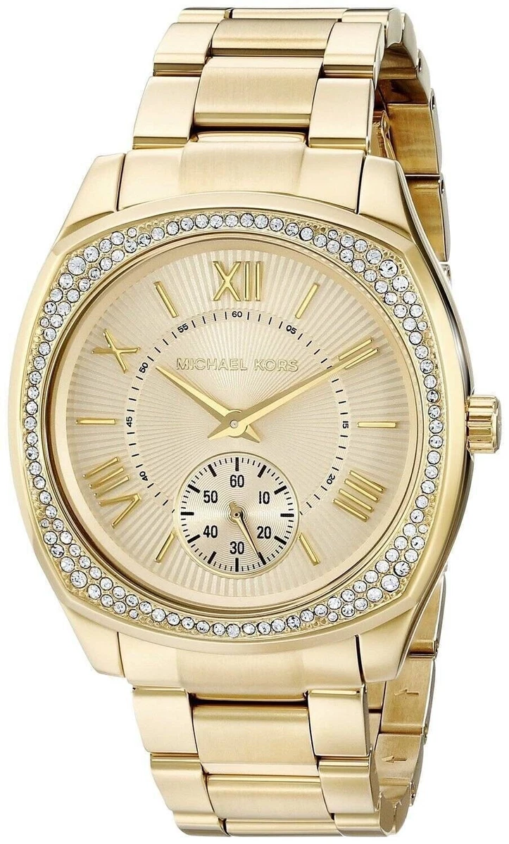 MICHAEL KORS BRYN WOMENS WATCH MK6134 GOLD WARRANTY RRP 249.00