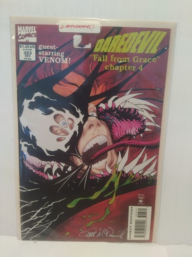Daredevil #319 to 325 signed by Scott McDaniel & Glenn Herdling COA - Picture 9 of 14