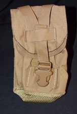 USMC Military FSBE 1QT Canteen / General Purpose Pouch Cover w/ Mesh Coyote