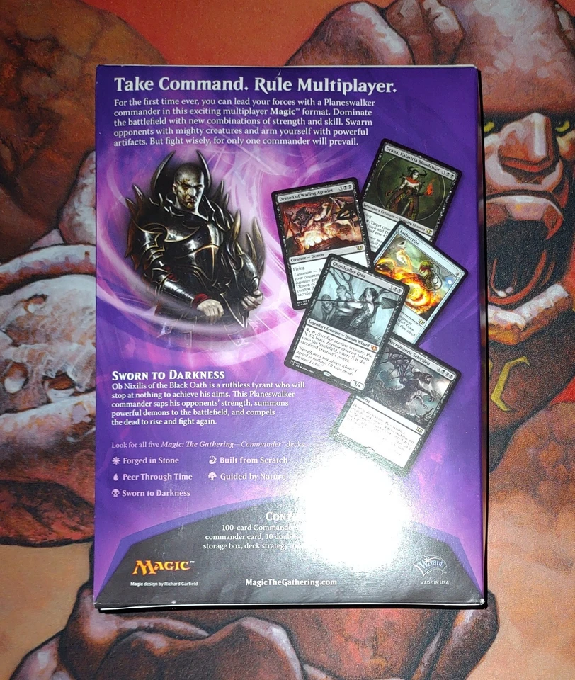 Magic The Gathering MTG - Commander 2014 - SWORN TO DARKNESS Deck - NEW/SEALED - Image 2 of 2
