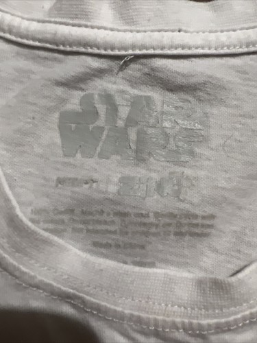 Star Wars T Shirt White Medium 6 characters, no stains, like new perfect cond. - Picture 10 of 16