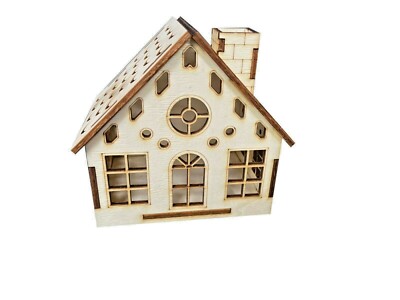Deko-Haus 7 Lichter-Haus Weihnachten Winter Advent oder auch für das ganze Jahr