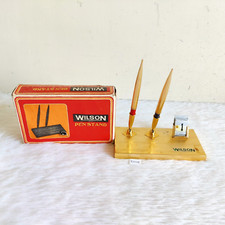 Vintage Wilson Stift St&auml;nder Adverising Kugelschreiber IN Original Sammler TI572