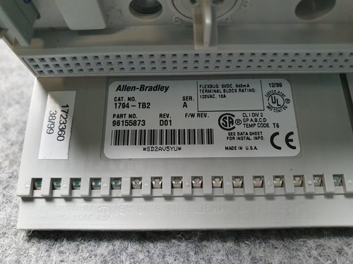 Allen-Bradley 1794-TB2 Rev. D01 - Picture 3 of 5