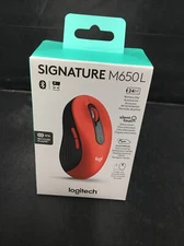 Logitech Signature M650 L RED Wireless Scroll Mouse (910-006358) Brand New