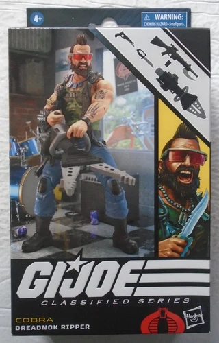 GI Joe Classified Series Cobra Dreadnok Ripper Action Figure #102 Hasbro