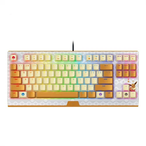 Razer x Pokémon Eevee Blackwidow TKL Wired Mechanical Keyboard Green Switch - - Picture 2 of 3