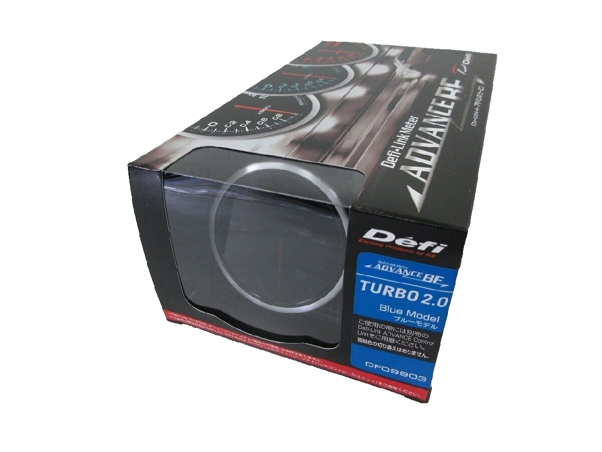 Defi Advance BF Bar Boost Gauge - 60mm, Blue Display, Requires Defi-Link Advance Control Unit