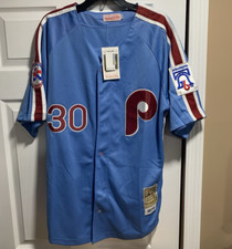 Dave Cash Philadelphia Phillies Jersey Mitchell Ness POWDER BLUE JERSEY 52 $320