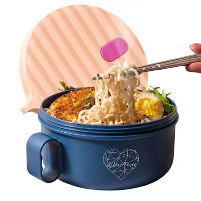 LETTERASHQP Magnetronkom, ramenkomset, instant noodle bowl met LETTERASHQP Magnetronkom, ramenkomset, instant noodle bowl met