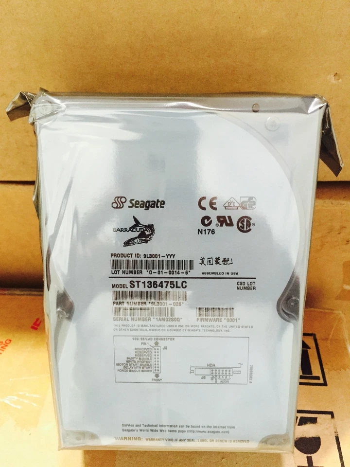 *New* Seagate (ST136475LC) 36.4GB, 7200RPM, 3.5" SCSI Internal Hard Drive - Image 2 of 4