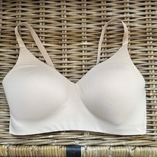 ThirdLove Womens Wireless Bra Beige Size Large Plus LG 