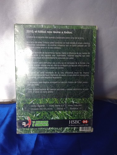 En Español: 4 discos 650 min. 13 episodios Historia Del Fútbol DVD región 4 - Picture 2 of 5