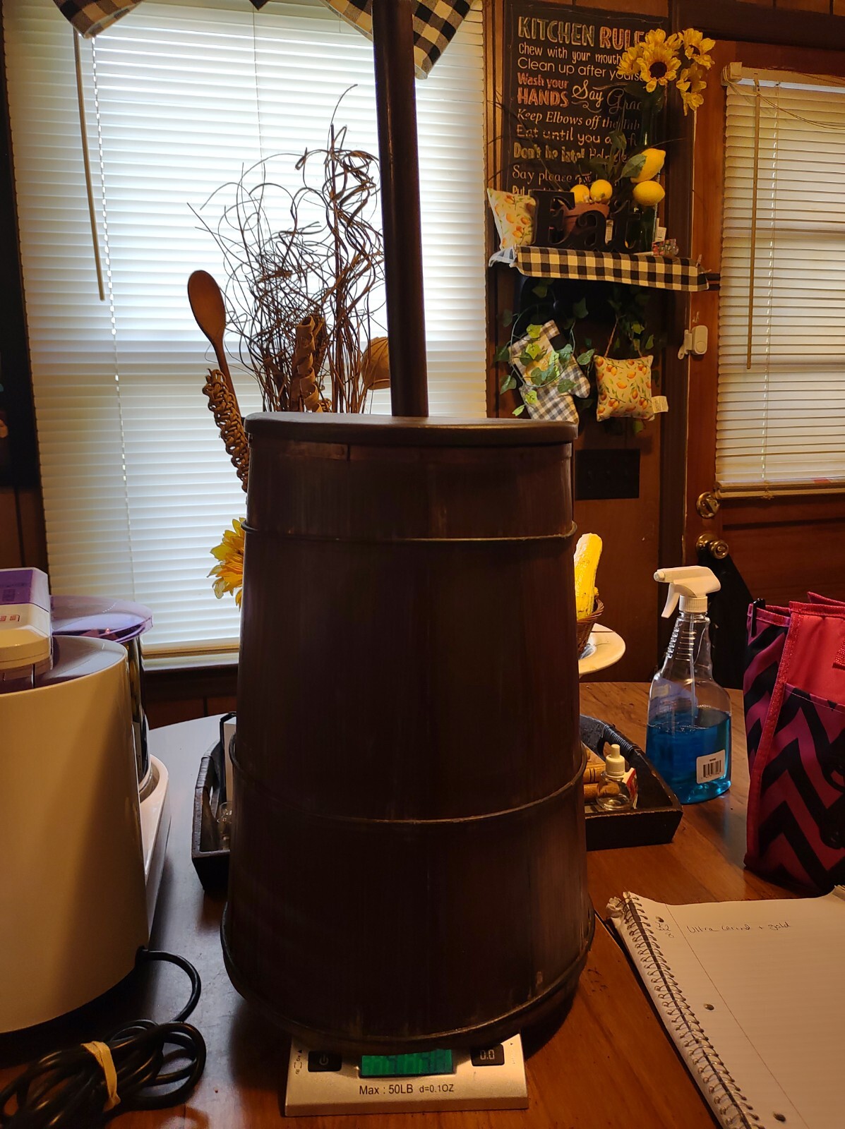 Vintage Possibly Antique Wooden Butter Churn eBay