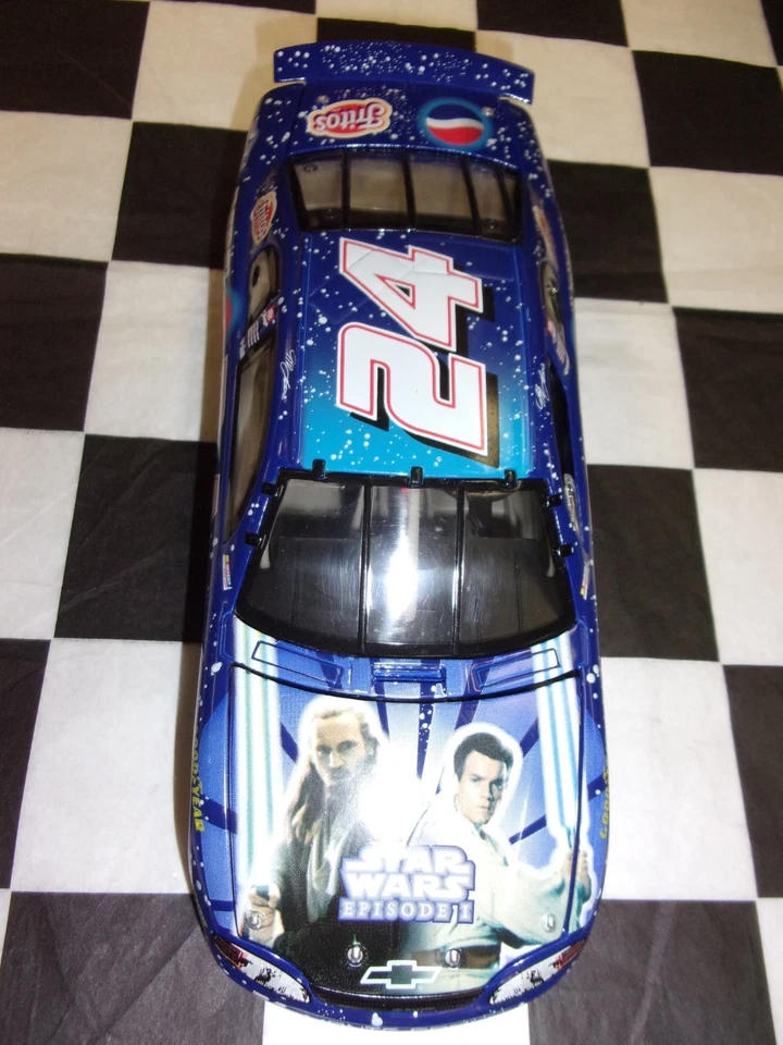 Jeff Gordon #24 Star Wars Episodio 1 1999 Monte Carlo 1:24 Scala Nascar Action - Immagine 3 di 4