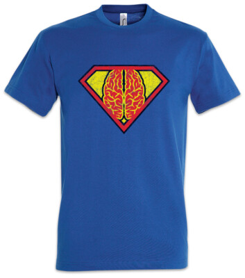 Superbrain T-Shirt Fun Geek Nerd Science Scientist Teacher Coder Developer