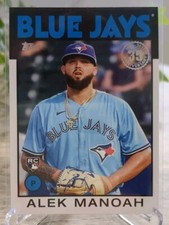Alek Manoah 2021 Topps Update 1986 35th Anniversary Rookie Card 86B-11 Blue Jays