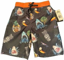 NWT Rusty Boy Swim Short - Size M 5/6 - Shark