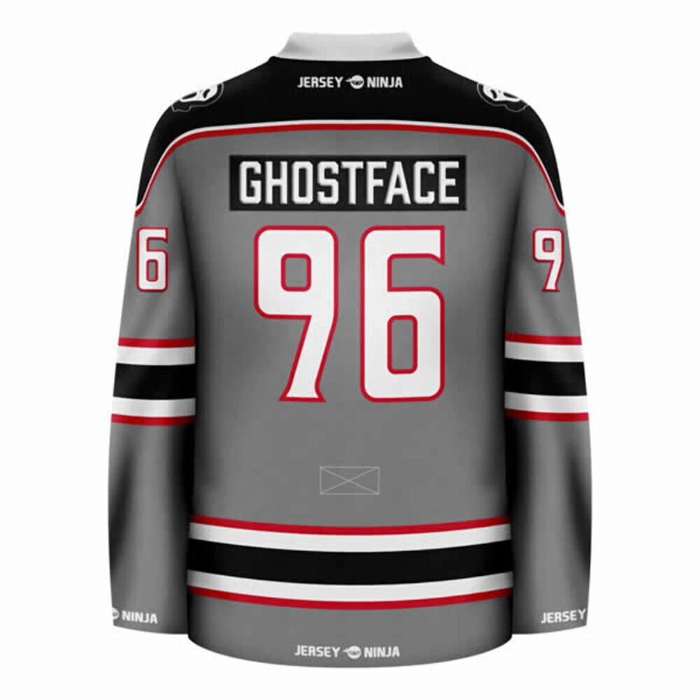 Woodsboro Ghosts Ghostface Hockey Jersey